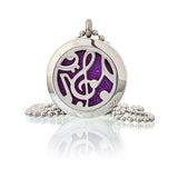 Music Notes Aromatherapy Diffuser Necklace