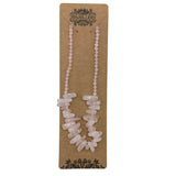 Longstone Crystal Necklace - Rose Quartz