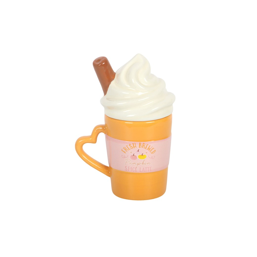 Pumpkin Spice Latte Lidded Mug