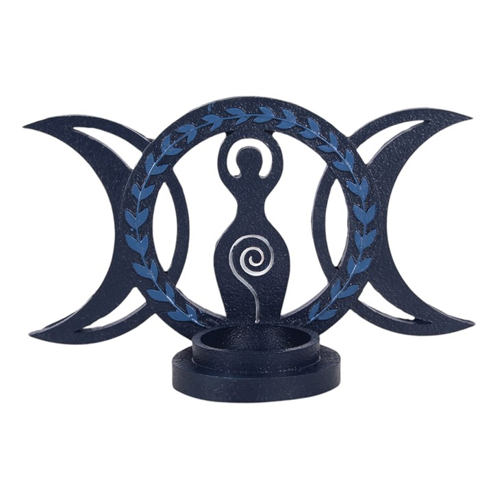 Triple Goddess Resin Tealight Holder