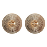 Flaming Dice and Love Pin Badge Set