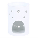 White Sun and Moon Oil Burner & Wax Warmer