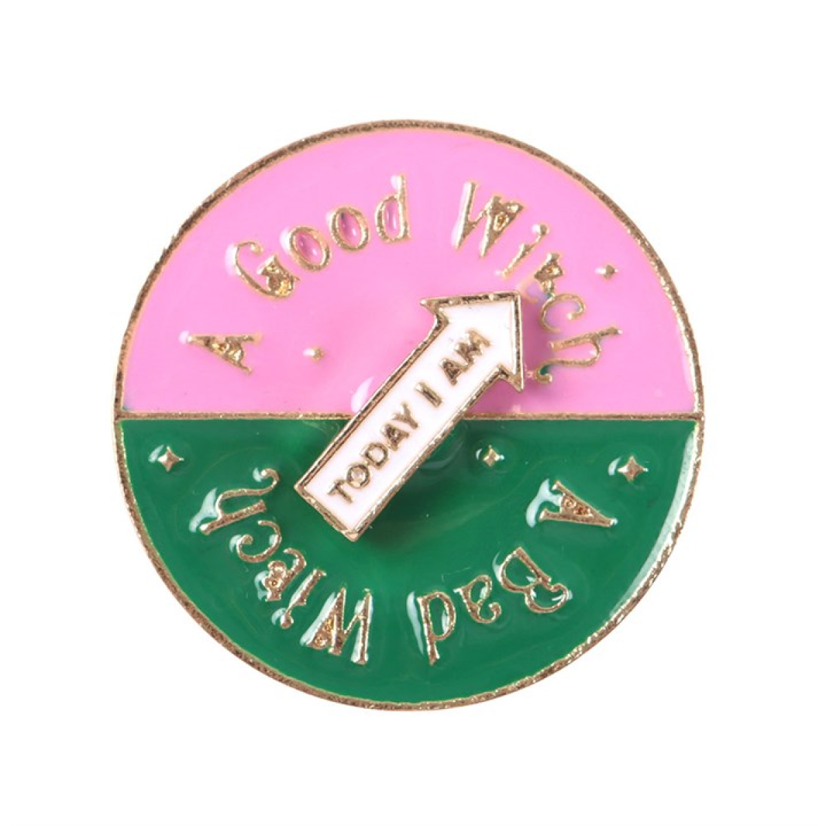 Which Witch Are You spinning pin badge Good Witch