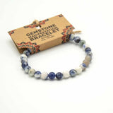 Sodalite Crystal Bead Bracelet