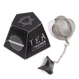 Raw Crystal Black Obsidian Tea Strainer