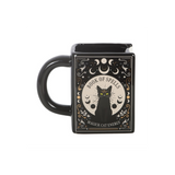 Black Cat Spell Book Mug