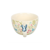 Luna Bloom Floral Mug with Butterfly