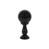 Small Black Crystal Ball on Stand