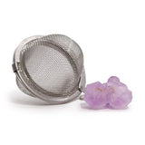 Raw Crystal Amethyst Tea Strainer