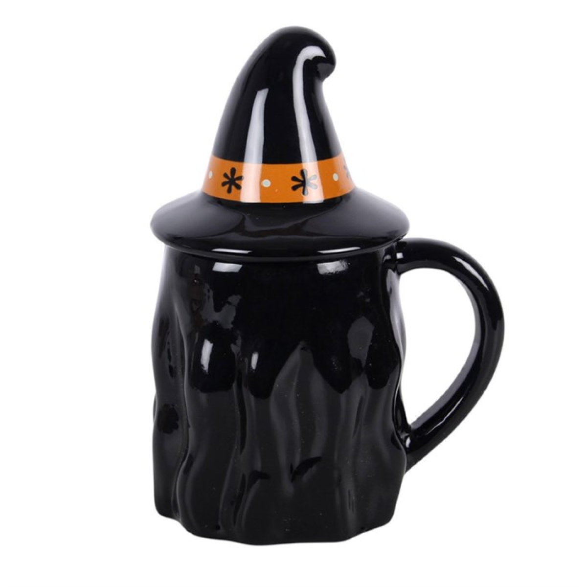 Back view of Frightful Folk Witch Lidded Mug