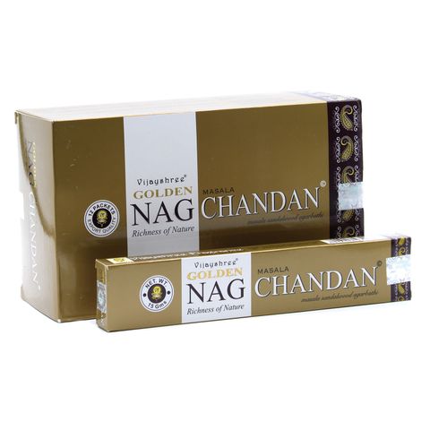 Vijayshree Golden Nag Chandan incense sticks 15g box