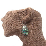 Abalone Shell & Silver Earrings