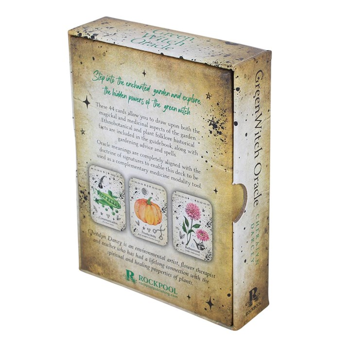 Green Witch Oracle deck guidebook back cover