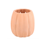25cm Terracotta Cut Out Pumpkin Decoration