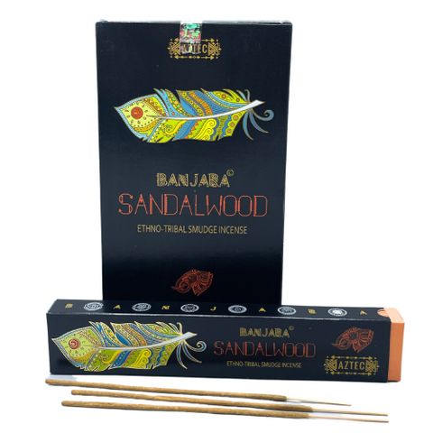 Banjara Sandalwood Tribal Smudge Incense Sticks pack