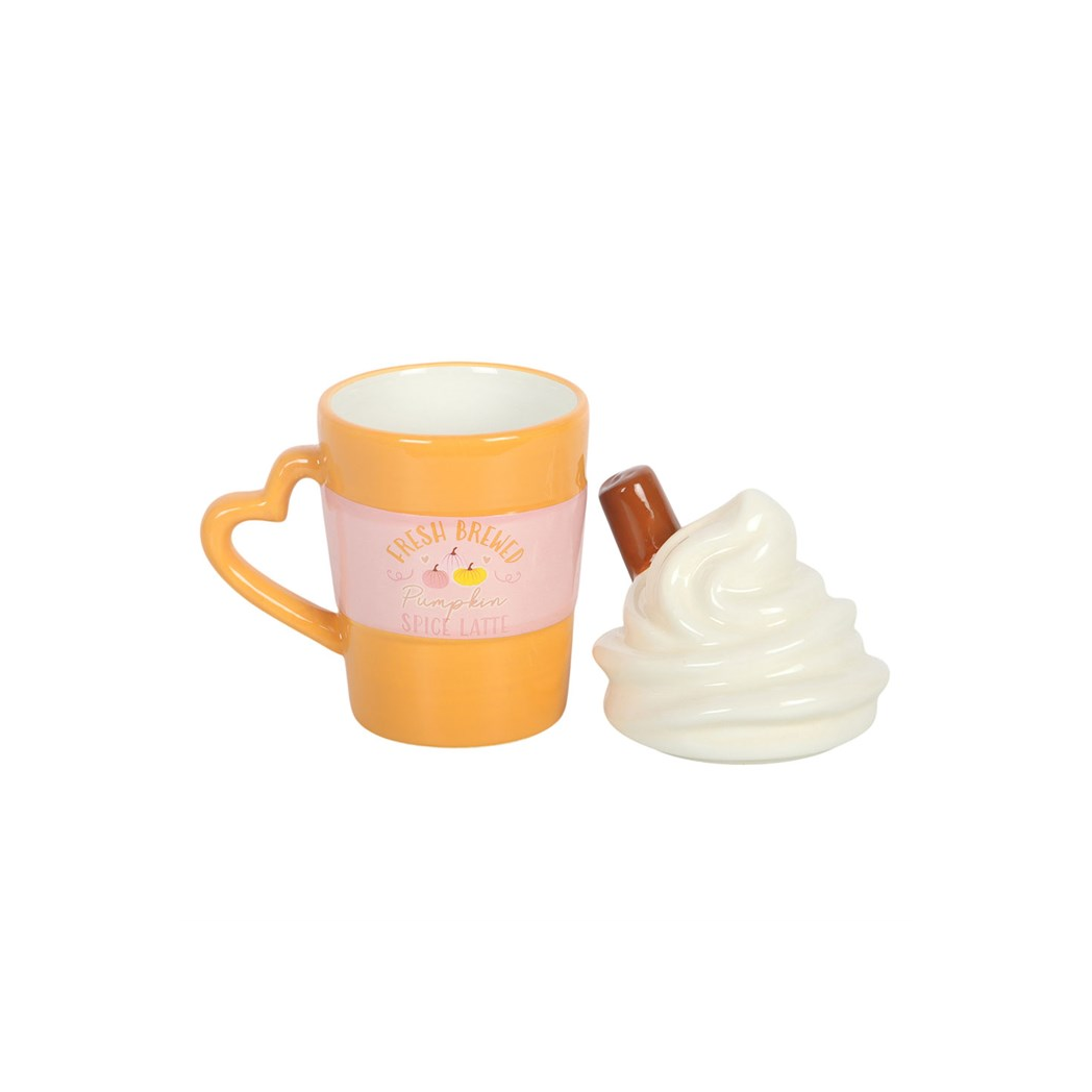 Pumpkin Spice Latte Lidded Mug