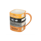 The Haunted Library Book Stack Mug
