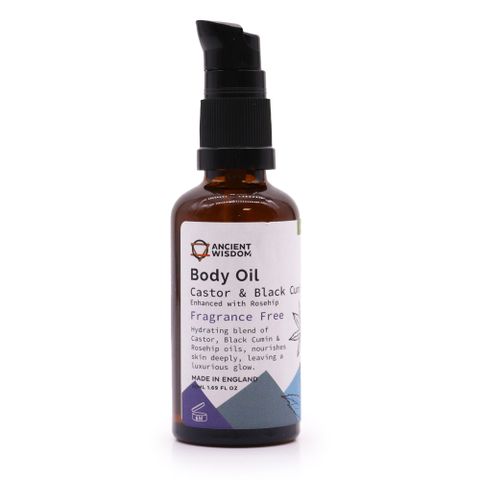 Organic Body Oil 50ml - Rosehip (Unscented)