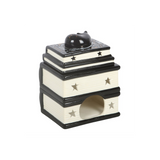 Black Cat Book Stack Oil Burner