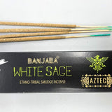 Banjara Tribal Smudge Incense Sticks - White Sage