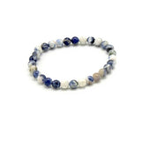 Sodalite Crystal Bead Bracelet