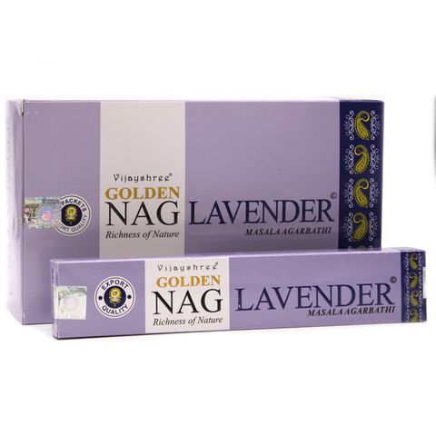 Vijayshree Golden Nag Lavender incense sticks 15g box