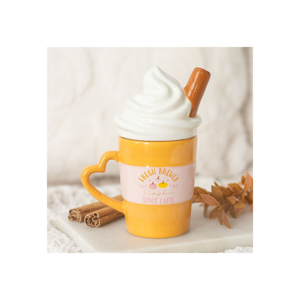 Pumpkin Spice Latte Lidded Mug