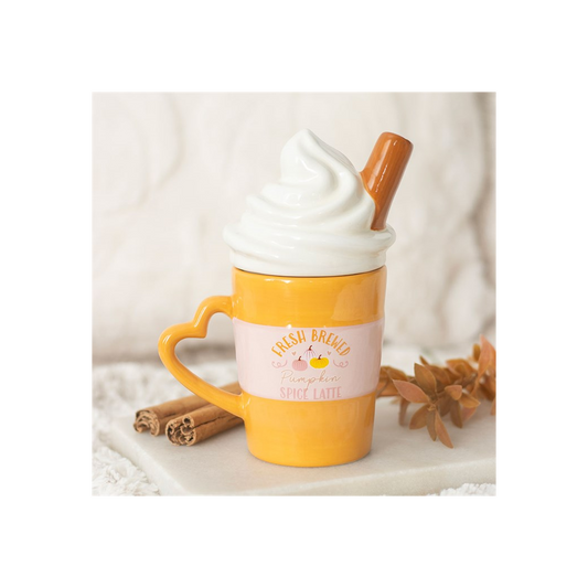 Pumpkin Spice Latte Lidded Mug