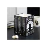 Black Cat Spell Book Oil Burner