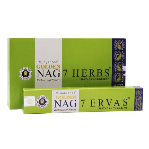 Golden Nag - Seven Herbs Incense Sticks
