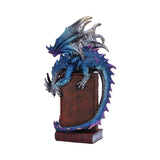 A Tale of Dragons Skull Book Figurine