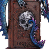 A Tale of Dragons Skull Book Figurine