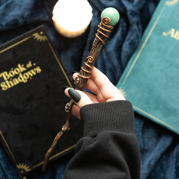 Abundance Green Aventurine Crystal Wand