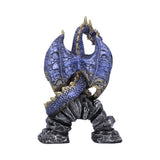 Acko Metallic Blue Dragon Figurine