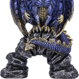 Acko Metallic Blue Dragon Figurine