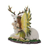 Adoration Deer & Fairy Figurine