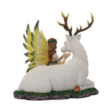 Adoration Deer & Fairy Figurine