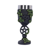Aged Wiccan Pentagram Goblet