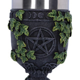 Aged Wiccan Pentagram Goblet