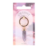 Amethyst Crystal Keyring