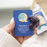 Amethyst Crystal Moon Keepsake