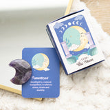 Amethyst Crystal Moon Keepsake