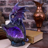 Amethyst Custodian Purple Crystal Dragon
