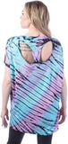 Anica Top - Pink/Blue