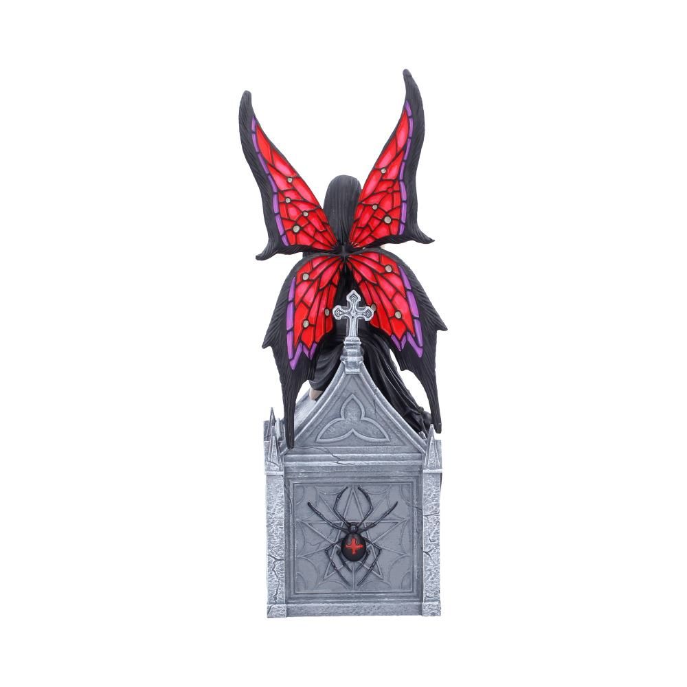 Anne Stokes Aracnafaira trinket box back view
