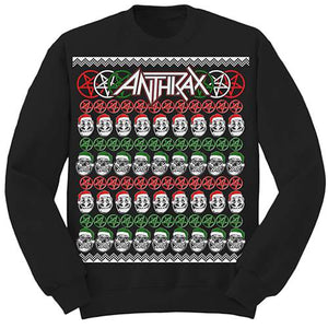 Anthrax Skulls Christmas Jumper (Small)