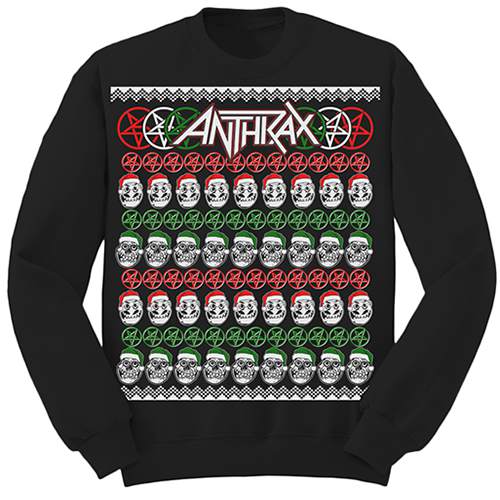 Anthrax Skulls Christmas Jumper (Small)