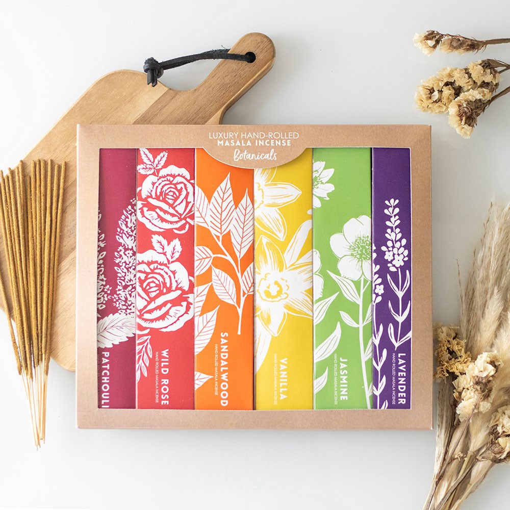 Aromatic Botanical Masala Incense Stick Variety Set