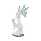 Aura Winter Fairy Wolf Ornament (small)