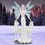 Aura Winter Fairy Wolf Ornament (small)